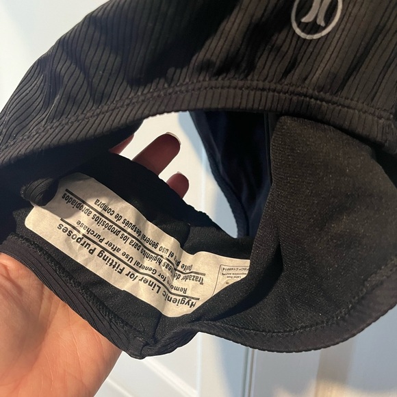 Women’s Hurley Black Ribbed One Piece Swimsuit - Picture 5 of 6